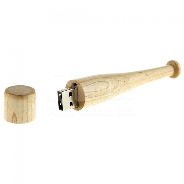 木質USB 球棒造型隨身碟