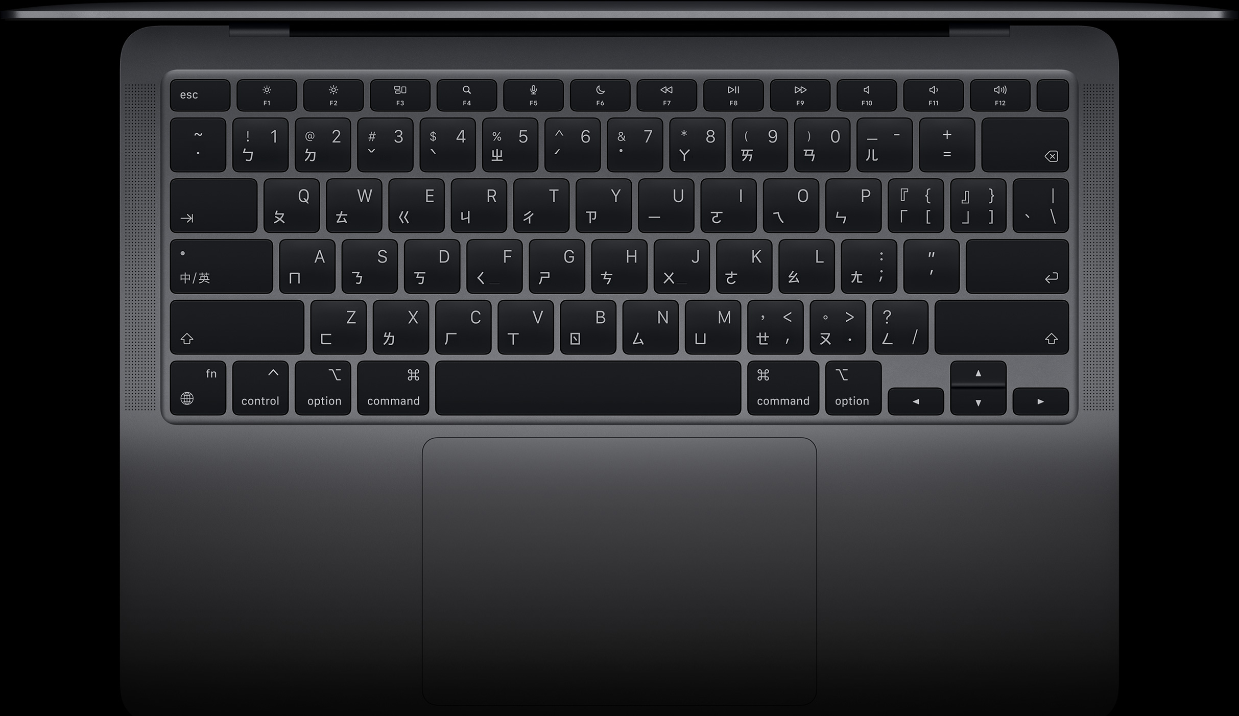 MacBook Air M2 的巧控鍵盤