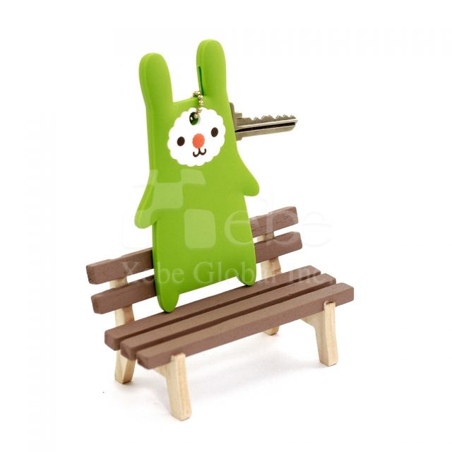 可愛兔兔鑰匙套