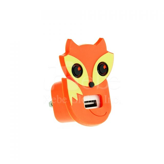 狐狸造型USB充電器 禮品批發