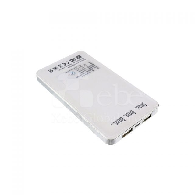 仿皮薄型行動電源 股東會紀念品