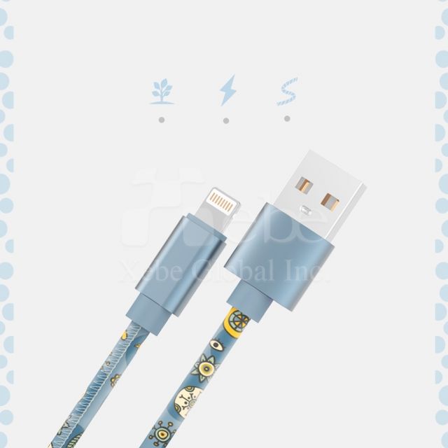 繽紛USB傳輸數據線客製化商品