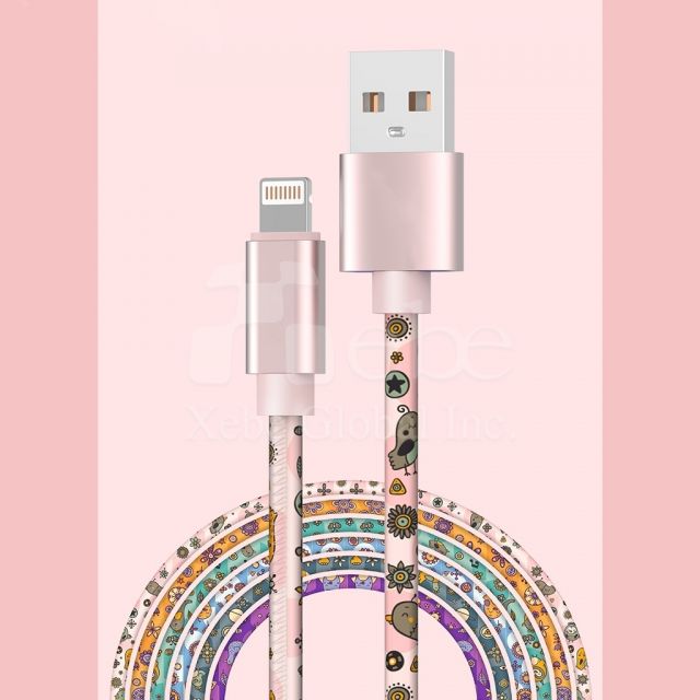繽紛USB傳輸數據線客製化商品