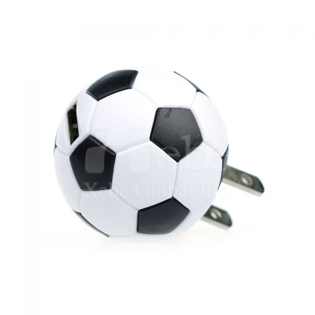 足球usb充電器 造型充電器
