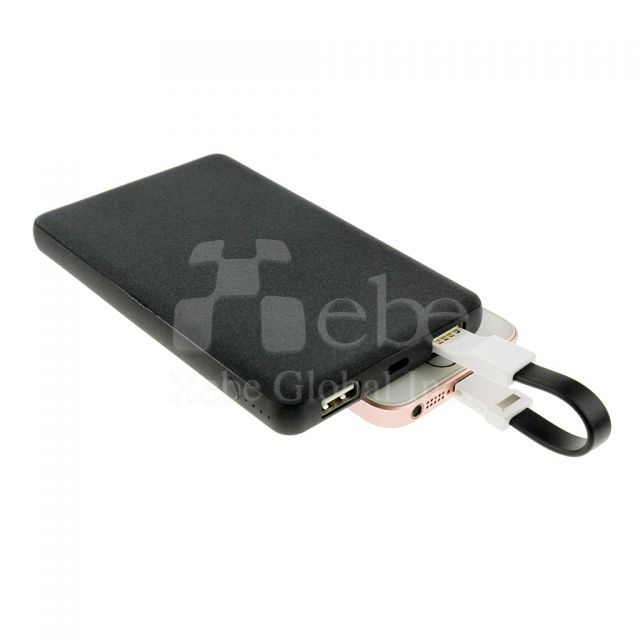 黑色薄型行動電源 股東會紀念品