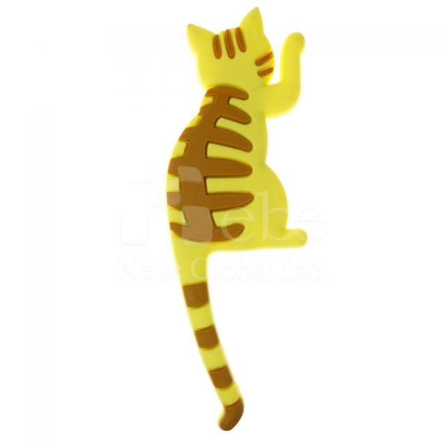 虎斑貓長尾造型磁鐵掛勾 造型禮品