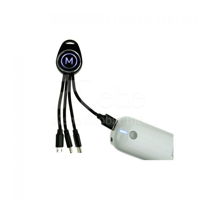 客製化Logo發光充電線 尾牙禮品
