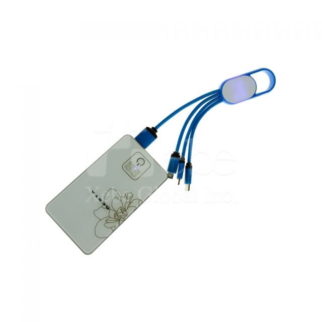 扣環發光充電線