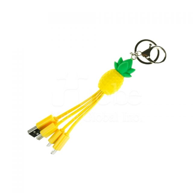 鳳梨造型四合一充電線 新年禮品