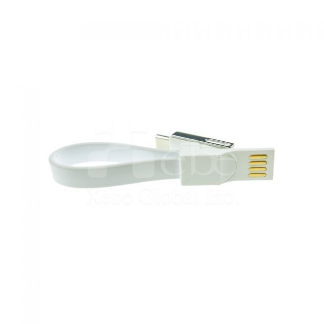鑰匙圈LOGO三合一充電線 尾牙禮品