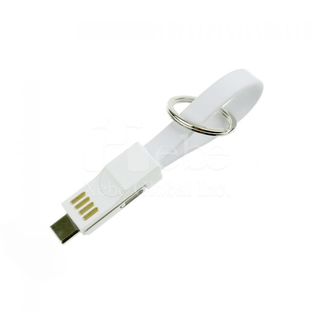 鑰匙圈LOGO三合一充電線 尾牙禮品