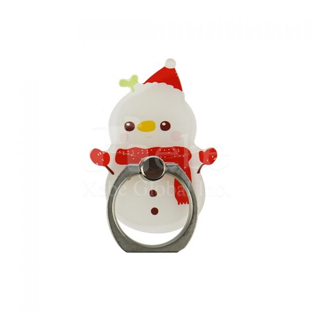 聖誕雪人手機指環扣 聖誕節禮物 