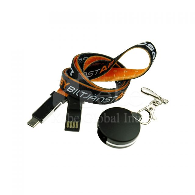掛繩usb充電線 商務禮品 