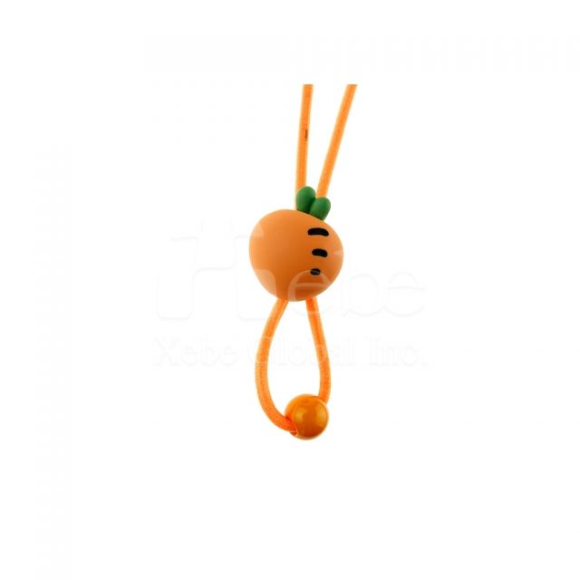 紅蘿蔔造型口罩掛繩 口罩耳掛繩訂製 