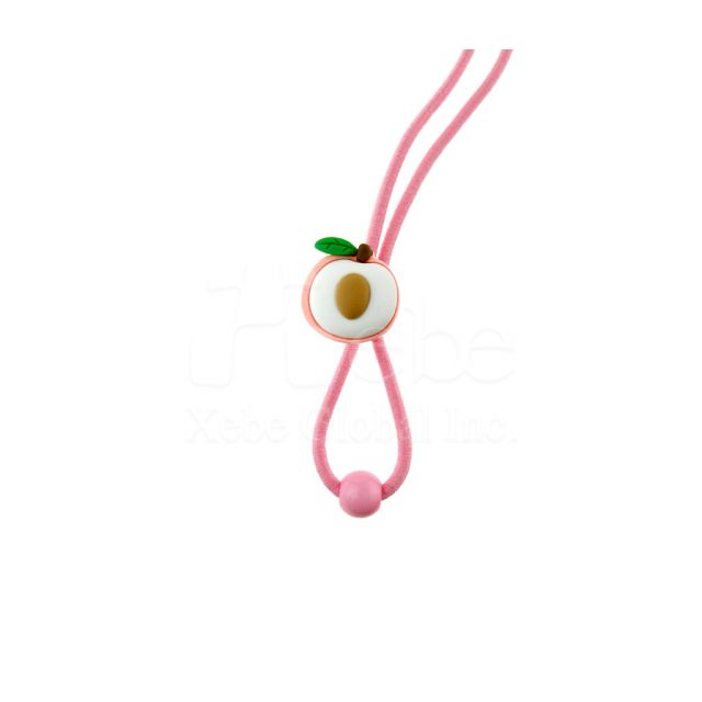 水蜜桃造型口罩掛繩