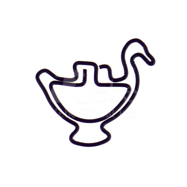 甜蜜天鵝船客製化迴紋針