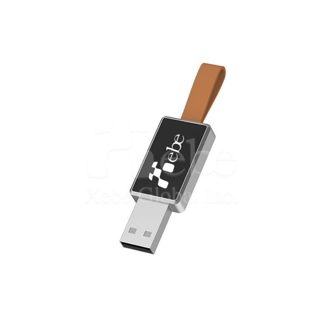 棕色logo發光隨身碟