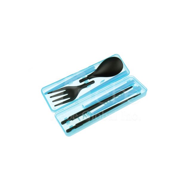塑膠環保餐具組