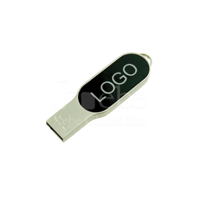 典雅可發光企業商標金屬USB