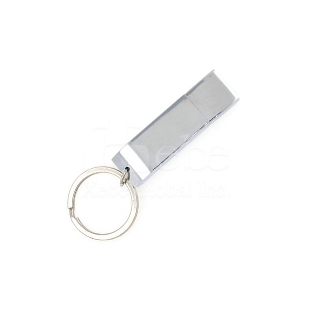 霧銀可掛式經典USB隨身碟