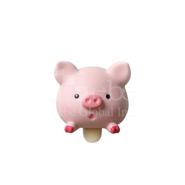 粉紅小豬立體造型磁鐵