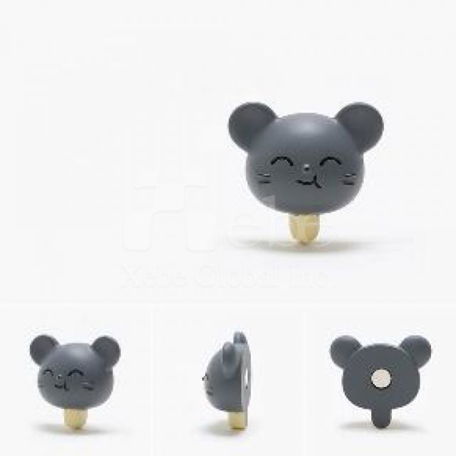 可愛胖胖鼠客製化造型磁鐵