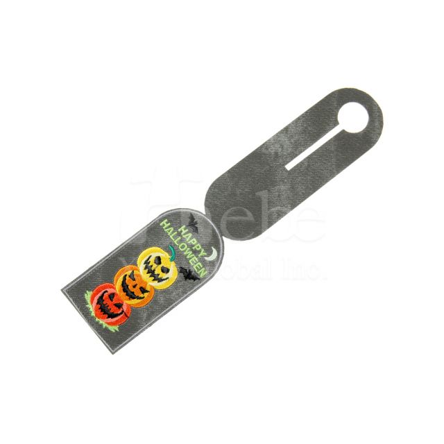 電繡南瓜行李吊牌 萬聖節禮物