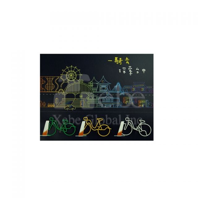 客製化腳踏車造型迴紋針
