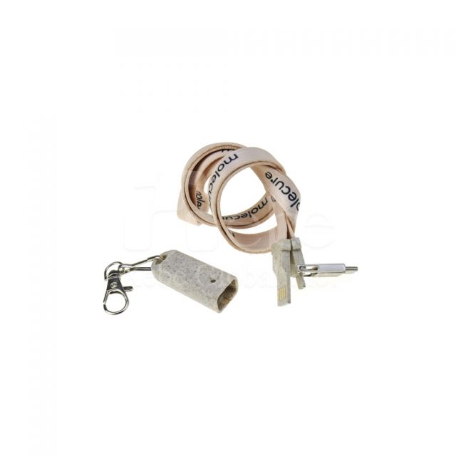 粉色LOGO設計USB充電線客製
