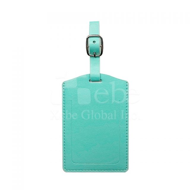 藍色掀蓋式客製化行李吊牌