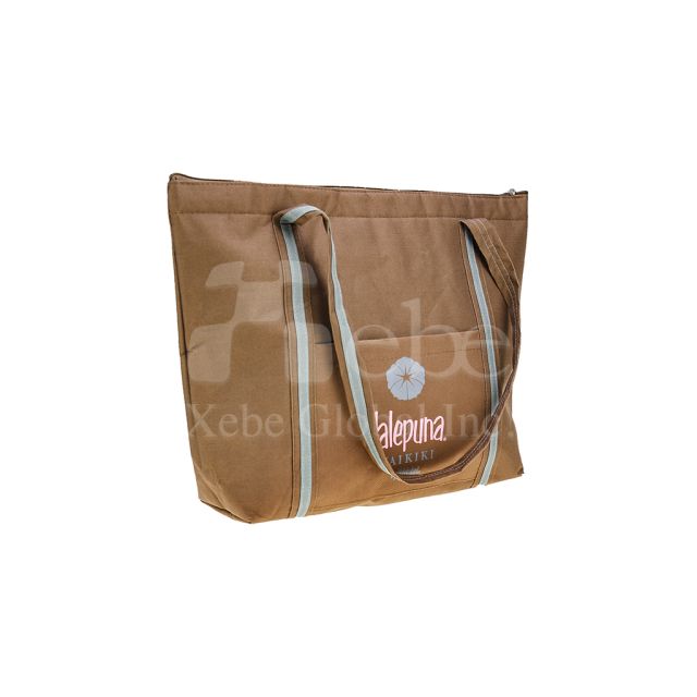 客製化環保購物袋 拉鍊款