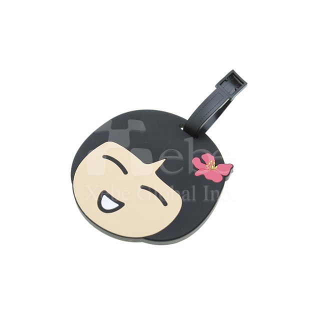 小女孩造型客製化行李吊牌製作