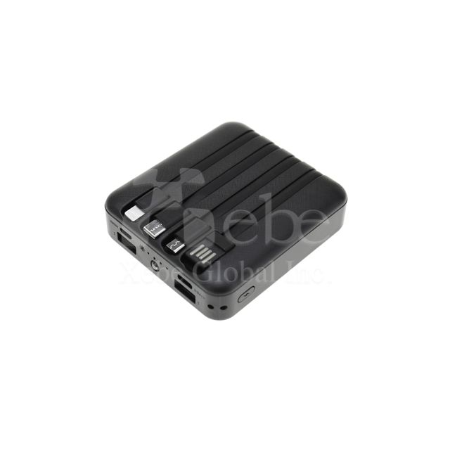 客製化行動電源 黑色LED照明燈