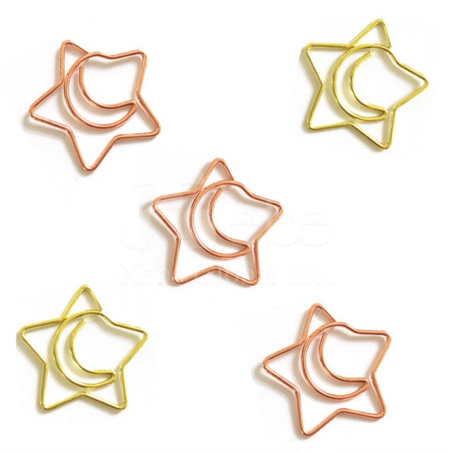 星星月亮客製化迴紋針