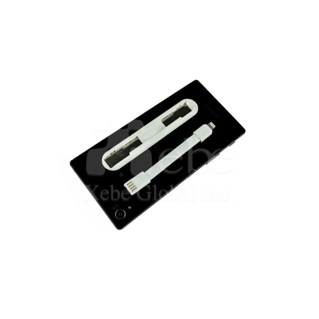 白色客製化輕巧USB充電線
