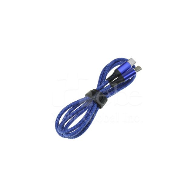 藍紫色四合一USB充電線