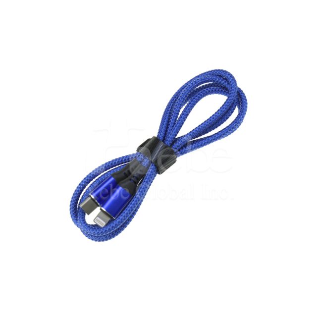 藍紫色四合一USB充電線