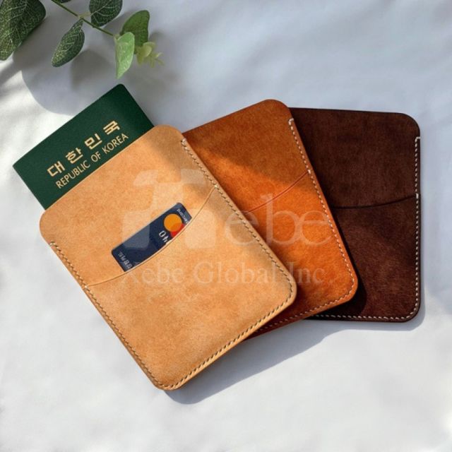 口袋型皮革護照套