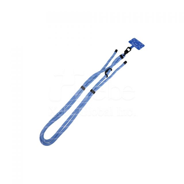 水藍色手機掛繩企業禮品