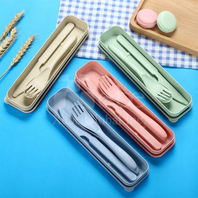 小麥環保餐具組客製化 