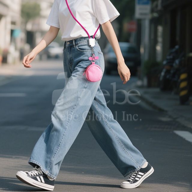 手機掛繩充電線二合一 