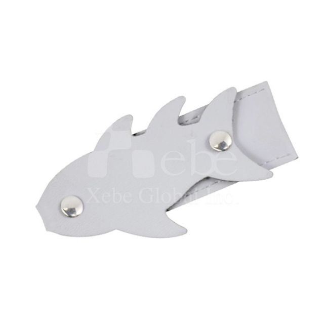 客製化魚造型皮革隨身碟 