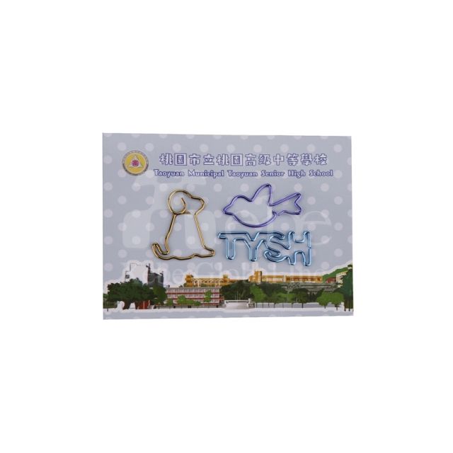 可愛小狗造型迴紋針 學校禮品