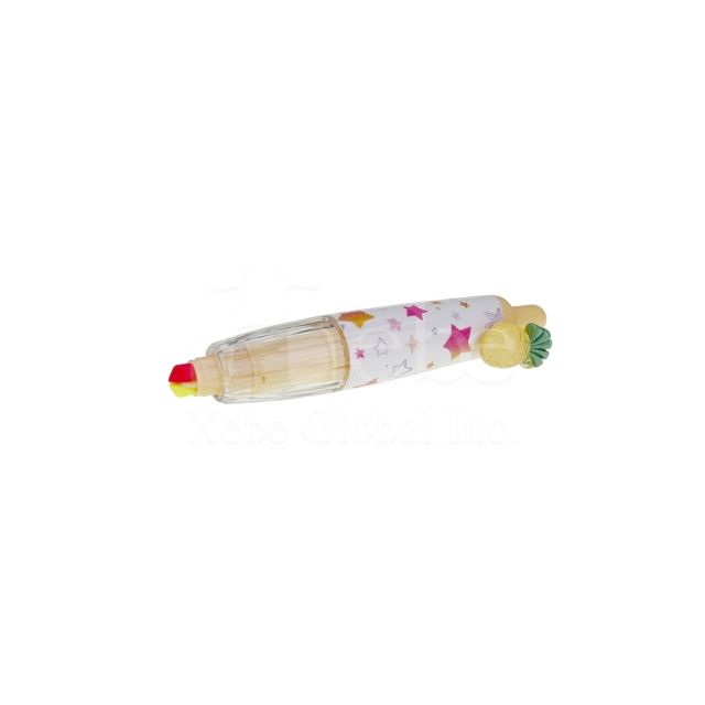 鳳梨造型雙色螢光筆