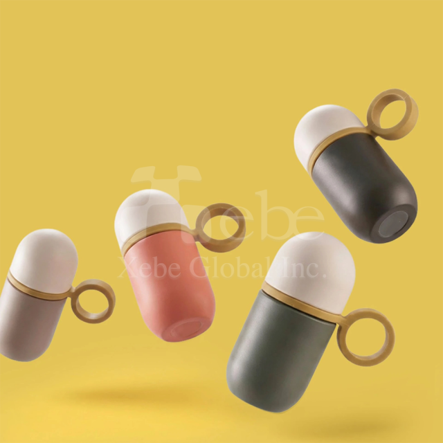 不鏽鋼膠囊口袋保溫杯
